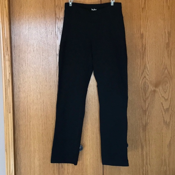Ladies black cotton yoga pant. Size medium. - Picture 1 of 2